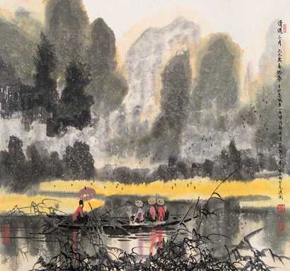 徐希 清漓三月 立轴